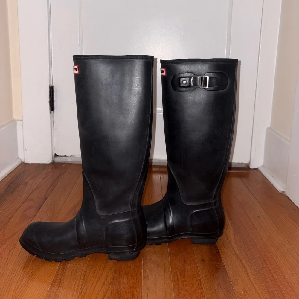 Hunter Black Rain Boots